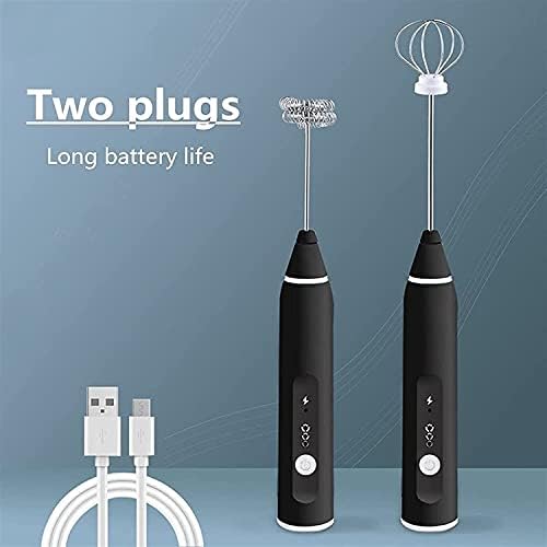 Milk Frother Handheld Foam Maker for Lattes - Whisk Drink Mixer for Coffee, Mini Foamer for Cappuccino, Frappe, Matcha, Hot Chocolate - Image 4