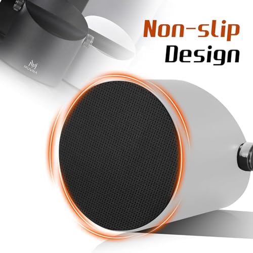 Espresso Knock Box, Coffee Grounds Container, Large 15-Puck Capacity - Removable Silent Silicone Bar & Non-Slip Base, Heavy Duty #45 Carbon Steel, Slanted Mouth Dump Bin for Barista (White) - Image 3