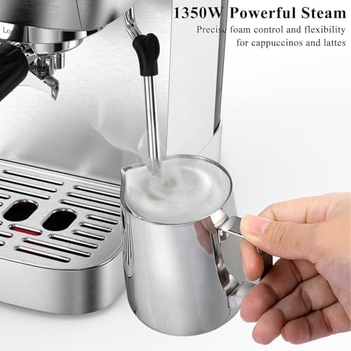 MAttinata 1662L Espresso Machine 20 Bar, Espresso Maker with Steam Wand - Image 3