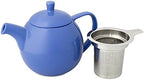 FORLIFE Curve Teapot with Infuser, 24-Ounce, Blue - Image 2