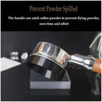 Portafilter Funnel 10 Pieces of Filter Rings 51/53 Mm Coffee Grounds Collector Funnel Coffee Filter(Black 53mm) - Image 5