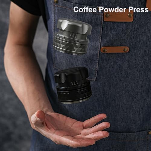 Espresso Accessories 51MM Coffee Tamper Station Tool Calibrated Distributor for Machine Hand Tampers Stainless Steel Aluminum Coffee Tamper - Image 5