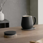 OHOM Ui+ Self-Heating Mug Set – Inkstone Black | 18 fl oz Ceramic Coffee & Tea Mug with Heating Pad - Image 5