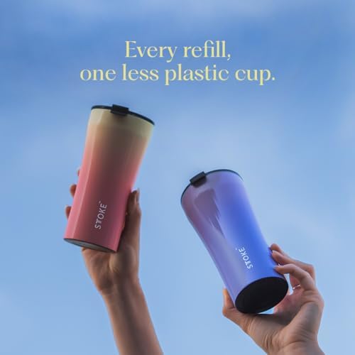 Sttoke Leakproof Lid Shatterproof Tumbler, Lilac Dream, 6.9-inch Height, 12 oz. - Image 5