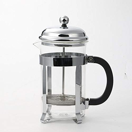French Press Coffee Maker Filter Press Pot - 21.5*11cm - Silver - Coffee, Tea - Individual and Group Use by Unknown