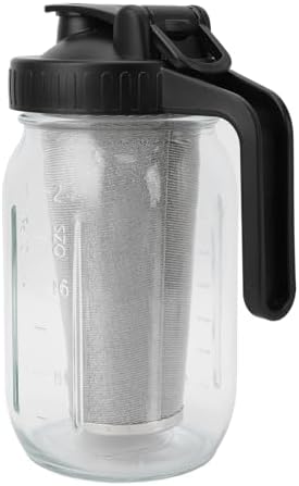 Jiawu Iced Coffee Maker Pitcher with Spout Lid, Cold Brew Coffee Maker by JIAWU