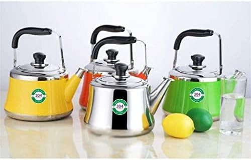 Stovetop Kettle Kitchen Stove Top Whistling Tea Kettle 304 Stainless Steel Teapot Water with Anti-Heat Handle Kettles for Stove(Stainless Steel Color,3L) - Image 2