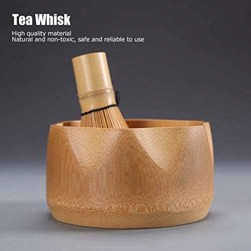 Matcha Making Tool Set, Bamboo Tea Whisk with Scoop, Ceramic Bowl, Tea Whisk Holder, Teaware Set for Matcha Ceremony Japanese Style - Image 5