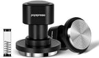 58.35mm Espresso Tamper, Impact Design Coffee Tamper with Sound Feedback, 3 Spring Loaded Coffee Tamper with Interchangeable 15lb/30lb Springs, Calibrated Tamper for 58mm Portafilter by POPSPRESSOCOFFFEEINC