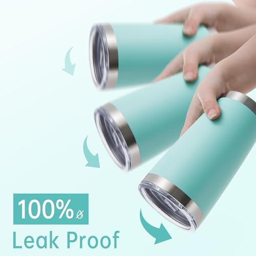 20 oz Tumblers Bulk Stainless Steel Tumbler with Lid, 6 Pack - Image 5