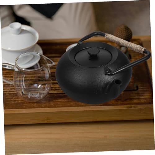 Cast Iron Teapot Xmas Japanese Tetsubin Tea Kettle 600ml - Image 4