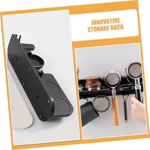 Wall Mounted Espresso Organizer Station for 51mm Machines Black - Image 3