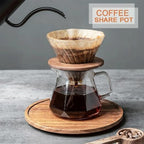 Glass Coffee Maker Carafe with V60 Dripper Server for Pour Over Coffee Brewing (600, Milliliters) - Image 7