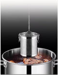 Stainless Steel Spice Infuser Basket Cooking Infuser Reusable Large Spice Strainer for Home Restaurant Kitchen(0.6 mm/10 x 10 cm) by Unknown