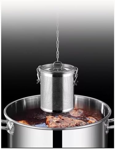Stainless Steel Spice Infuser Basket Cooking Infuser Reusable Large Spice Strainer for Home Restaurant Kitchen(1.2 mm/30 x 30 cm) by Unknown