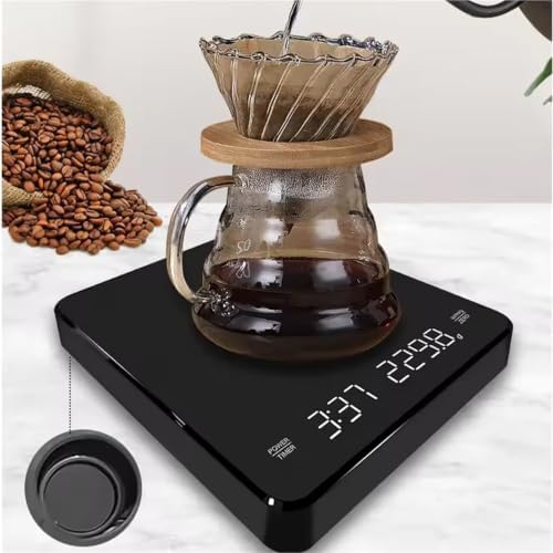 Coffee Scale, Mini Digital Balance 3kg 0.1g with Insulation Mat - Image 5