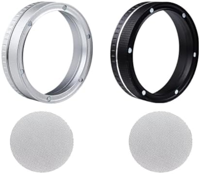 FABULETTA 54mm Espresso Dosing Funnel and 53.5mm Stainless Steel Puck Screen Set for 54mm Portafilter – For Barista-Grade Coffee Dosing For Ring & Espresso Puck Scr(silver) - Image 5