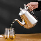 Stainless Steel Coffee Pouring Kettle 2000ml with Long Spout - Image 4