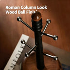 Wooden Mug Tree Holder, Countertop Coffee Cup Stand with Solid Wood Base for Mugs, Jewelry & Kitchen Organizer - Image 6