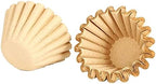 Coffee Filters Large Coffee Maker Filters Natural Unbleached Eco-Friendly Degradable Paper Basket - Image 6