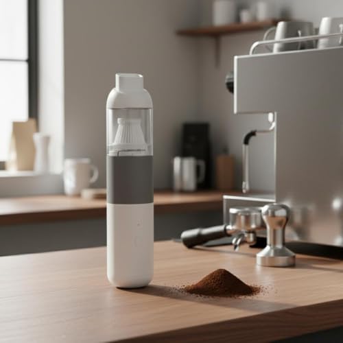 Vacuum Portable Cleaner Vacuum Blower Cordless Handheld Device USB Rechargeable Housing Strong Pickup for Worktop Crevices Machine Gaps Suitable for Baristas Small cafés Apartment Kitchens - Image 2