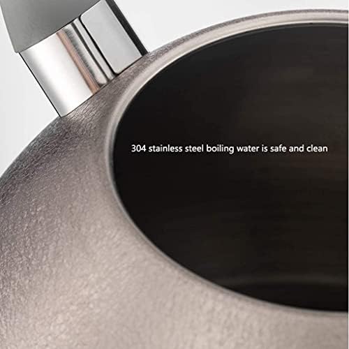 Stovetop Tea Kettle Whistling Teapot Tea Kettle 3L Stainless Steel Whistling Kettle Teapot Thickened Bottom Kettle Electric Induction Stove Kettle Camping Teapo, - Image 5