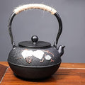 Tea Kettle,Cast Iron Teapot in Japanese Style,Tetsubin Tea Kettle with Stainless Steel Infuser,Die Casting Pattern Stove Safe Kettles,Traditional Iron Teapots,1.2L(Color:N) (Size : N) by Unknown
