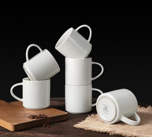famiware Nebula Coffee Mug, 12 oz Ceramic Stoneware Mugs Cups Set of 6 - Image 6
