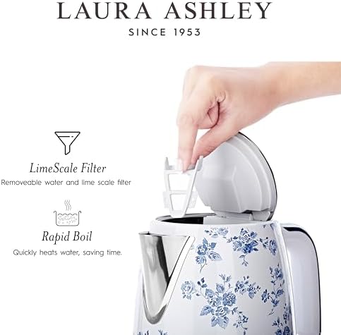 Laura Ashley Electric Kettles for Boiling Water, 1.7L Electric Tea Kettle - Image 6