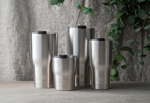 Beast 40 oz Tumbler Stainless Steel Vacuum Insulated Coffee Ice Cup Double Wall Travel Flask (Stainless Steel) - Image 2