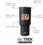 Simple Modern Cincinnati Bengals Tumbler with Flip Lid, Straw 30oz | NFL - Image 2