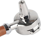 58mm Bottomless Portafilter, Stainless Steel Naked Portafilter with Detachable Design for Commercial Machines 58mm (E Classic Rosewood) - Image 7