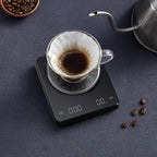 Espresso Scale with Timer, Rechargeable Mini Coffee Scale, 0.1 g Accuracy, Digital Scale for Pour Over, 5.9 x 5.1 x 0.89 in, 15 x 13 x 2.3 cm - Image 4