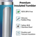 Volhoply 20oz Stainless Steel Tumbler with Lid and Straw Bulk 4 Pack,Double Wall Insulated Travel Iced Coffee Mug Fits Cup holder,Powder Coated Cups for Hot/Cold Drinks,Gifts for Women（Assorted,4 Set） - Image 3