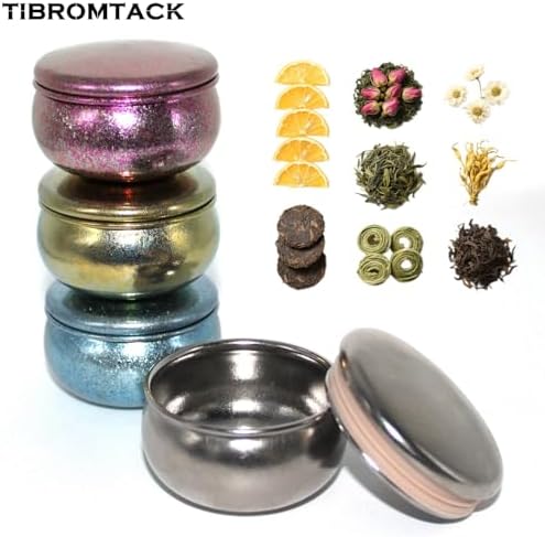 Premium Pure Titanium Mini Tea Tin Canister, Airtight Tea Container, Lightweight and Durable, Suitable for Loose Leaf Tea, Spices, Herbs - Ideal for Travel and Home Use​ (Titanium) - Image 5