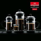 BODUM Chambord 3-Cup Coffee Maker, Gold, 0.35 Litre/ 12oz - Image 7