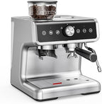 EKOJUCE Espresso Maker with Grinder and Milk Frother by EKOJUCE