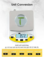 CGOLDENWALL Precision Lab Scale 5000gX0.01g Analytical Electronic Balance Digital Laboratory Scale Precision Jewelry Scales Kitchen Weighing Electronic Scales 0.01g Calibrated 110V (5000g, 0.01g) - Image 3