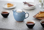 Zero Japan Bee House Round Teapot - Ceramic Teapot with Removable Lid & Stainless Steel Infuser for Loose Tea - Tea Pot for Two - Hydrangea Blue (24 oz) - Image 3