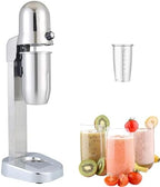 Single/Double Head Milkshake Machine, Commercial Food Blender with 800ML Large Capacity Hot/cold Cup,Motor Speed 18000 Rpm, Two Gears Free Choice Suitable (single head) by Unknown