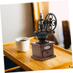 Vintage Manual Coffee Bean Grinder with Hand Crank for Kitchen - Image 4