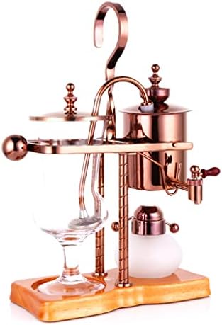JITEM Cafetera Belgium Luxury Royal Family Balance Syphon Coffee Maker Siphon Brewer Elegant Design Retro Style with U Handle Glass Siphon Pot for Coffee or Tea by Unknown