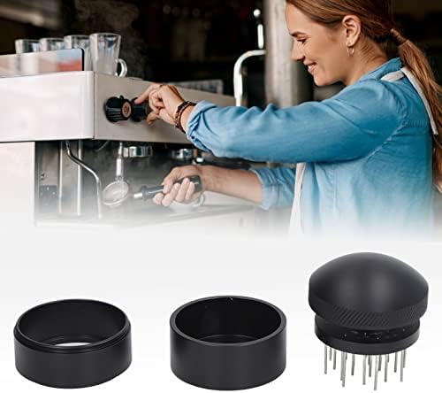 Coffee Needle Distributor, Coffee Distribution Tool with Base, Stainless Steel Coffee Needle, Coffee Stirrer for Cafes and Home Use (58MM) - Image 3