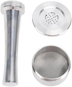 Stainless Steel Reusable Coffee Capsule, Coffee Pod Filter for Q Machine, with Easy Design for Ground (with Paper Filters Brush Spoon Press Hammer) - Image 5