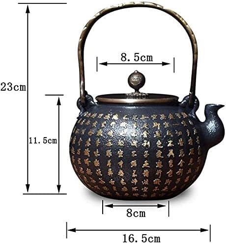 Cast Iron Tetsubin Teapot 1400ml Retro Japanese Handmade Tea Kettle With Infuser For Loose Leaf Tea - Image 6
