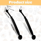 Espresso Machine Cleaning Brush Kit 2 Pieces Coffee Cleaning Brush with Spoon for Coffee Grinder - Image 2