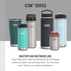 THERMOS Icon Series 24oz Stainless Steel Tumbler with Slide Lock Lid, Leakproof, Fits Cupholder, Dishwasher Safe, Griptec™ Non‑Slip Base, Keeps Drinks Hot 6 Hrs/Cold 22 Hrs, Navy USA - Image 6
