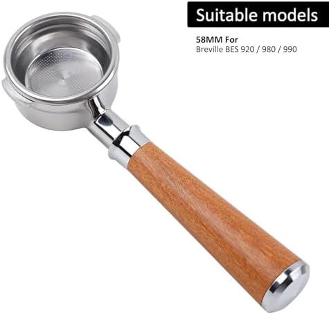 51/54/58mm Bottomless Portafilter, Compatible For IKAPE(58MM Breville) - Image 2