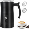 Milk Frother, 4 in 1 Electric Milk Frother and Steamer with Handle, Saicefe 11.8oz/350ml Automatic Warm and Cold Foam Maker for Coffee,Latte, Cappuccino, Hot Chocolate, 400W, Black by Saicefe