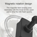 Milk Foam, Magnetic Levitation Foam, Intelligent Temperature Control, Silent Operation, Easy to Clean, White - Image 3